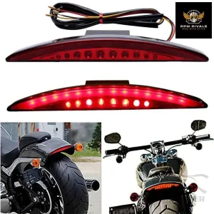 1PCS For Harley Davidson Breakout EFI FXSB CVO 2013-2017 Motorcycle Rear Fender Tip Brake LED Tail Light Smoke Red Accessories