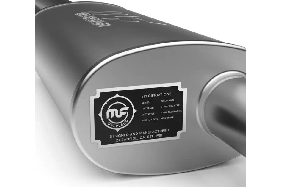 2012-18 Jeep Wrangler JK MagnaFlow Overland Series Cat-Back Performance Exhaust System
