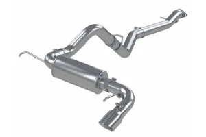 2021  Ford Bronco MBRP T304 Stainless Steel Cat-Back Exhaust System - Single Side Exit