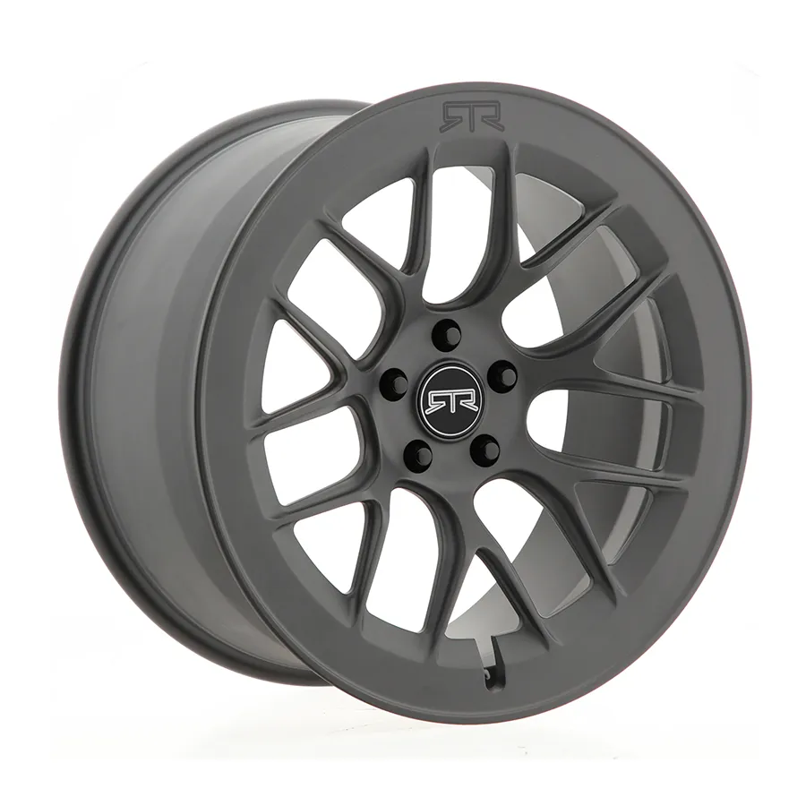Aero 7 Wheel Kit Set of 4 Staggered 20x9.5 & 20x10.5 for Mustang 2005-23 & 2024  | RTR
