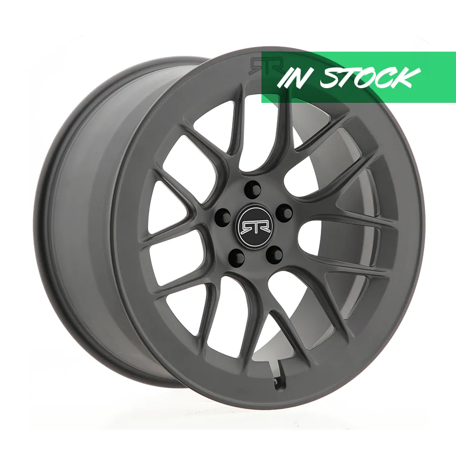 Aero 7 Wheel Kit Set of 4 Staggered 20x9.5 & 20x10.5 for Mustang 2005-23 & 2024  | RTR