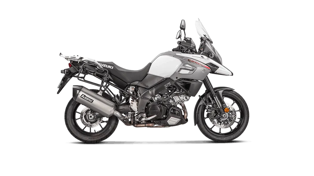 Akrapovič - Suzuki V-Strom 1000 2014-2018 Slip-On Exhaust (Titanium)