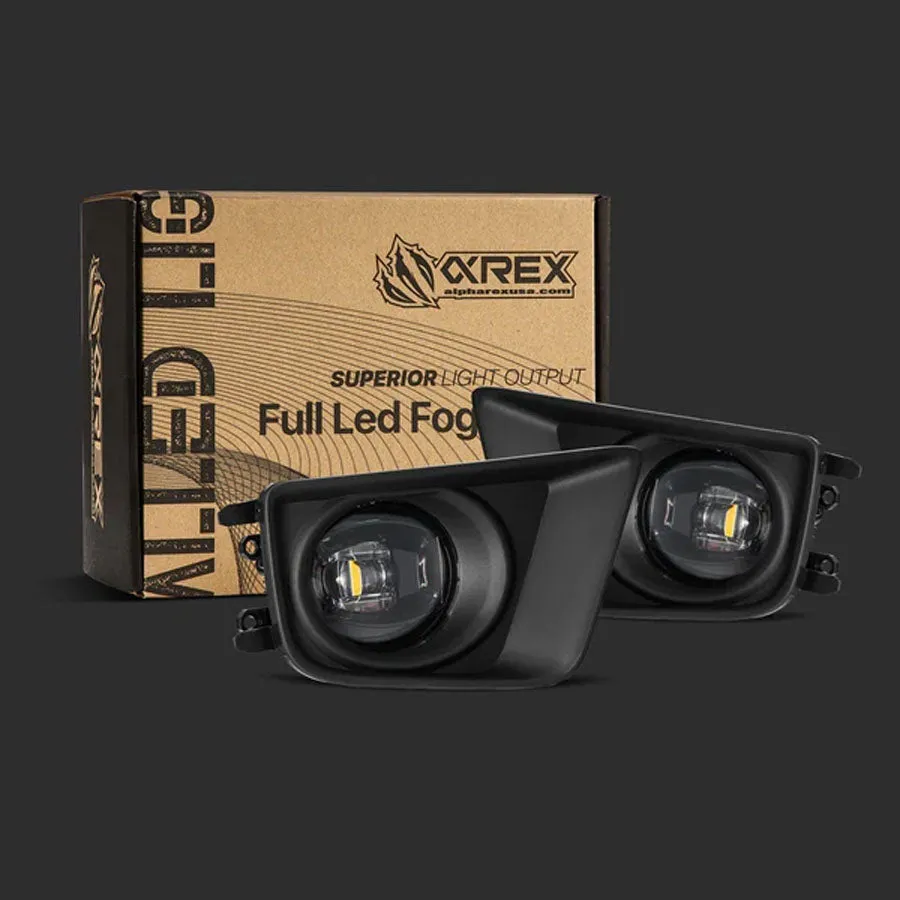 AlphaRex DoubleTap Dual Color LED Projector Fog Lights | 2021-2014 Toyota Tundra