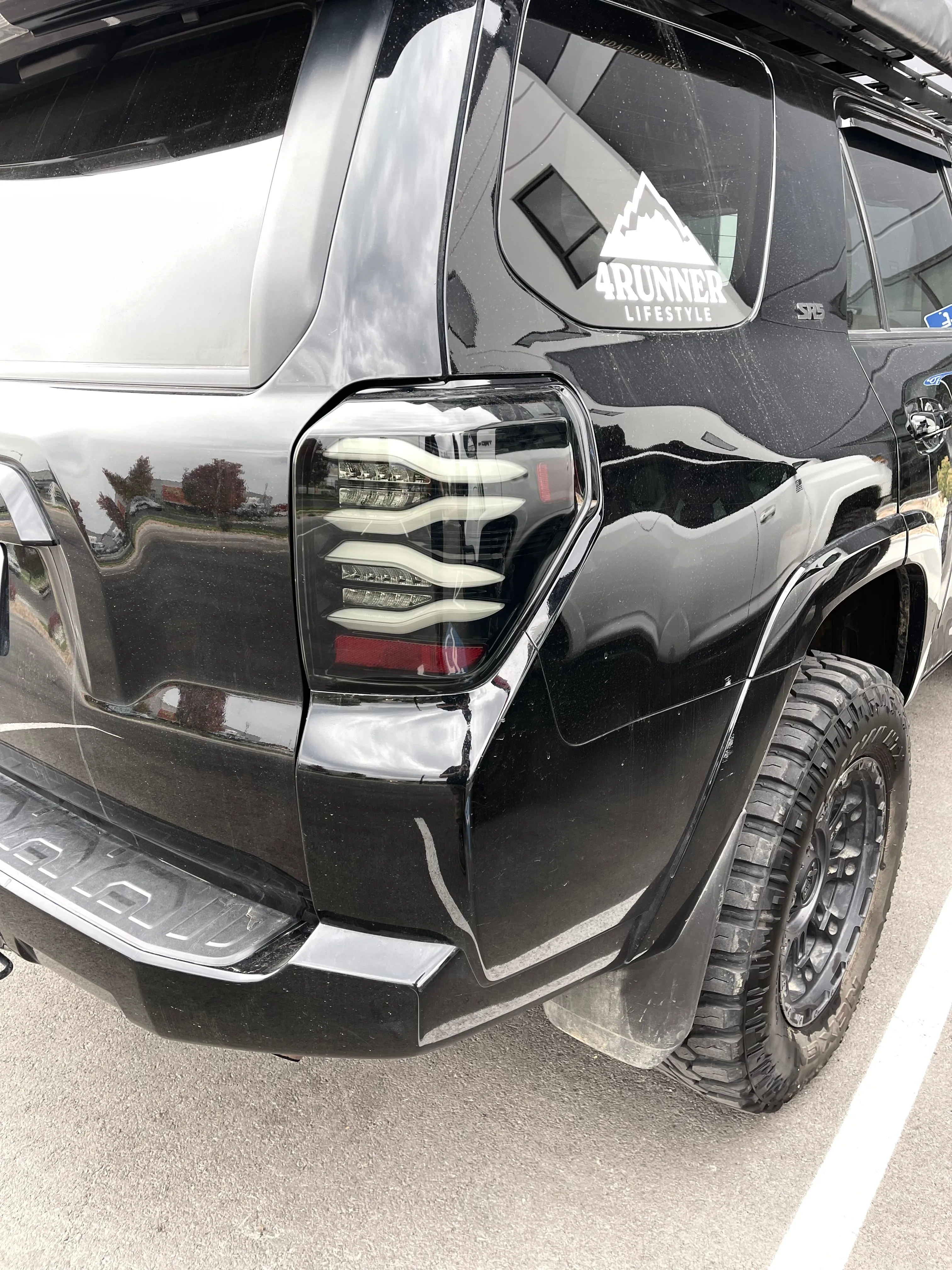 AlphaRex PRO-Series Jet Black LED Tail Lights For 4Runner (2010-2024)