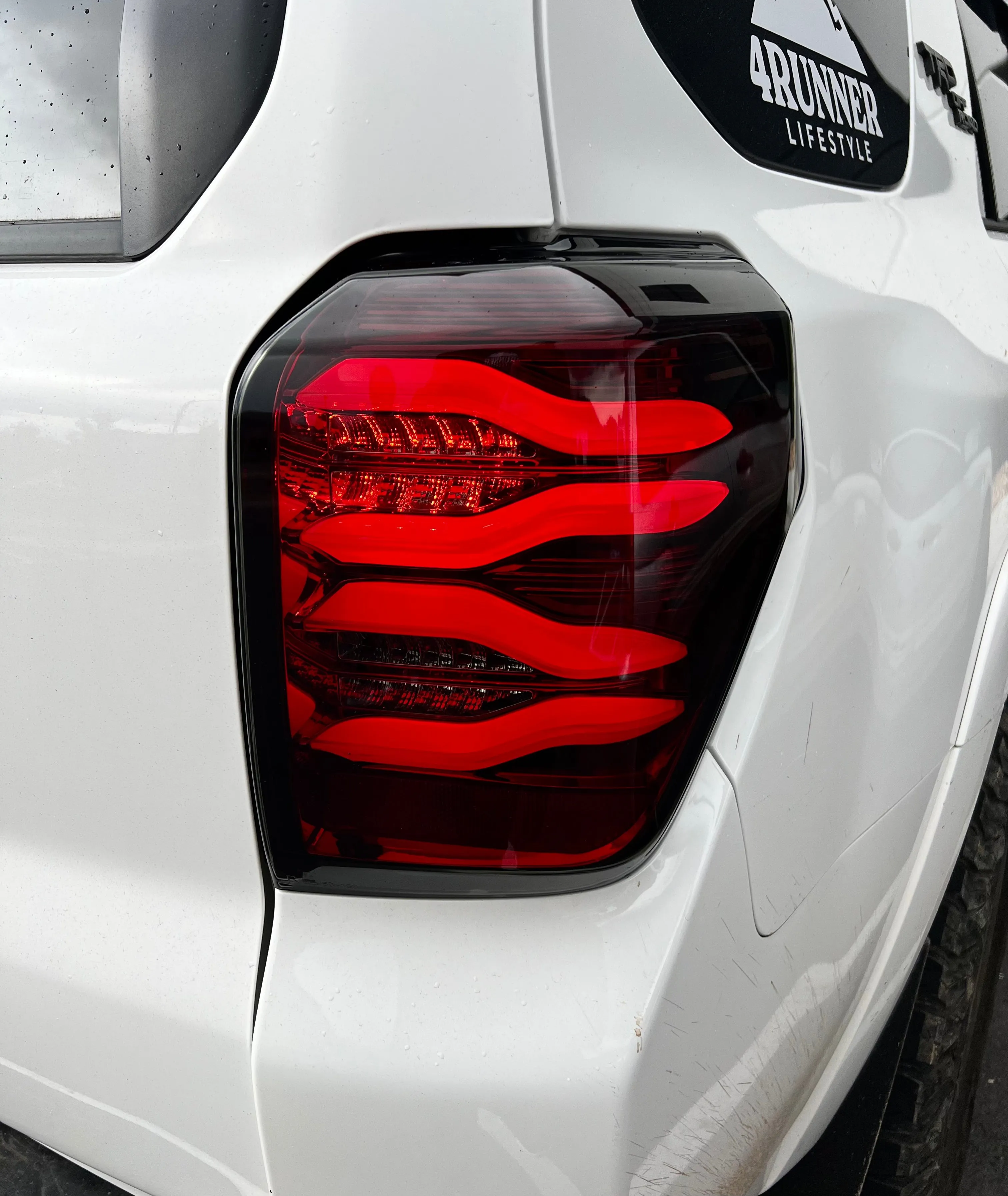AlphaRex PRO-Series Smoked Red LED Tail Lights For 4Runner (2010-2024)