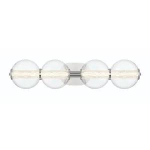 Atomo 25 in. 4 Lights LED Vanity Light chrome Finish