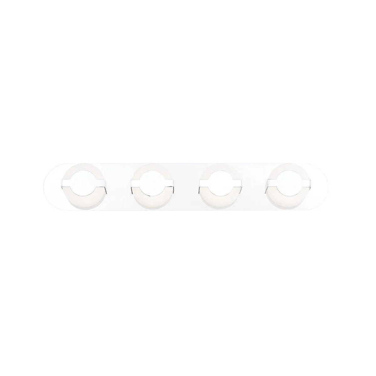 Balewood 29 in. 4 Lights LED Bath Bar 2240 Lumens Chrome Finish