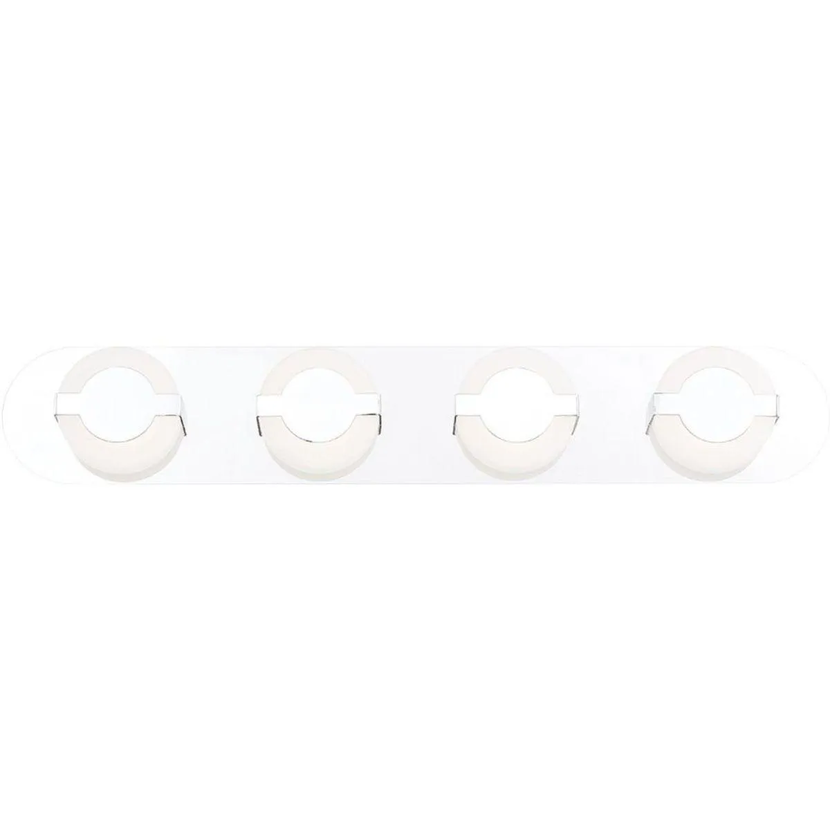 Balewood 29 in. 4 Lights LED Bath Bar 2240 Lumens Chrome Finish