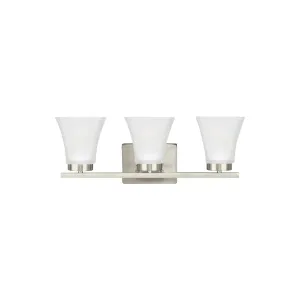 Bayfield 20 in. 3 Lights Vanity Light Nickel Finish