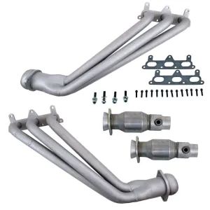 BBK Exhaust Chevy Camaro 3.6L V6 (2010-2011) 1-5/8" Headers w/ High Flow Cats - Titanium / Polished Silver