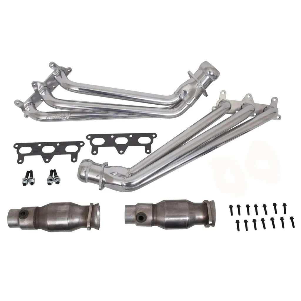 BBK Exhaust Chevy Camaro 3.6L V6 (2010-2011) 1-5/8" Headers w/ High Flow Cats - Titanium / Polished Silver