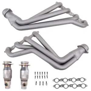 BBK Exhaust Chevy Camaro SS (2010-2015) 1-7/8" Headers w/ High Flow Cats - Titanium / Polished Silver