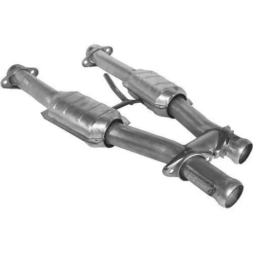 BBK Exhaust Ford Mustang 5.0L (1979-1993) 2-1/2" Short Catted H-Pipe - 1509