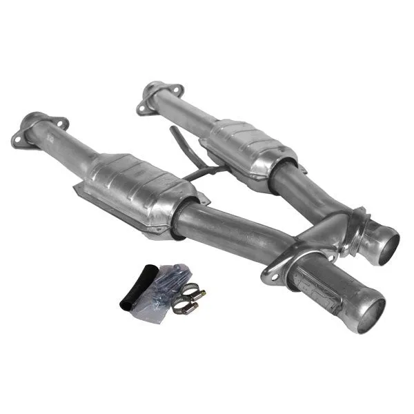 BBK Exhaust Ford Mustang 5.0L (1979-1993) 2-1/2" Short Catted H-Pipe - 1509
