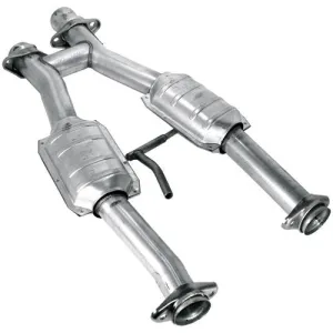 BBK Exhaust Ford Mustang 5.0L (1979-1993) 2-1/2" Short Catted H-Pipe - 1509
