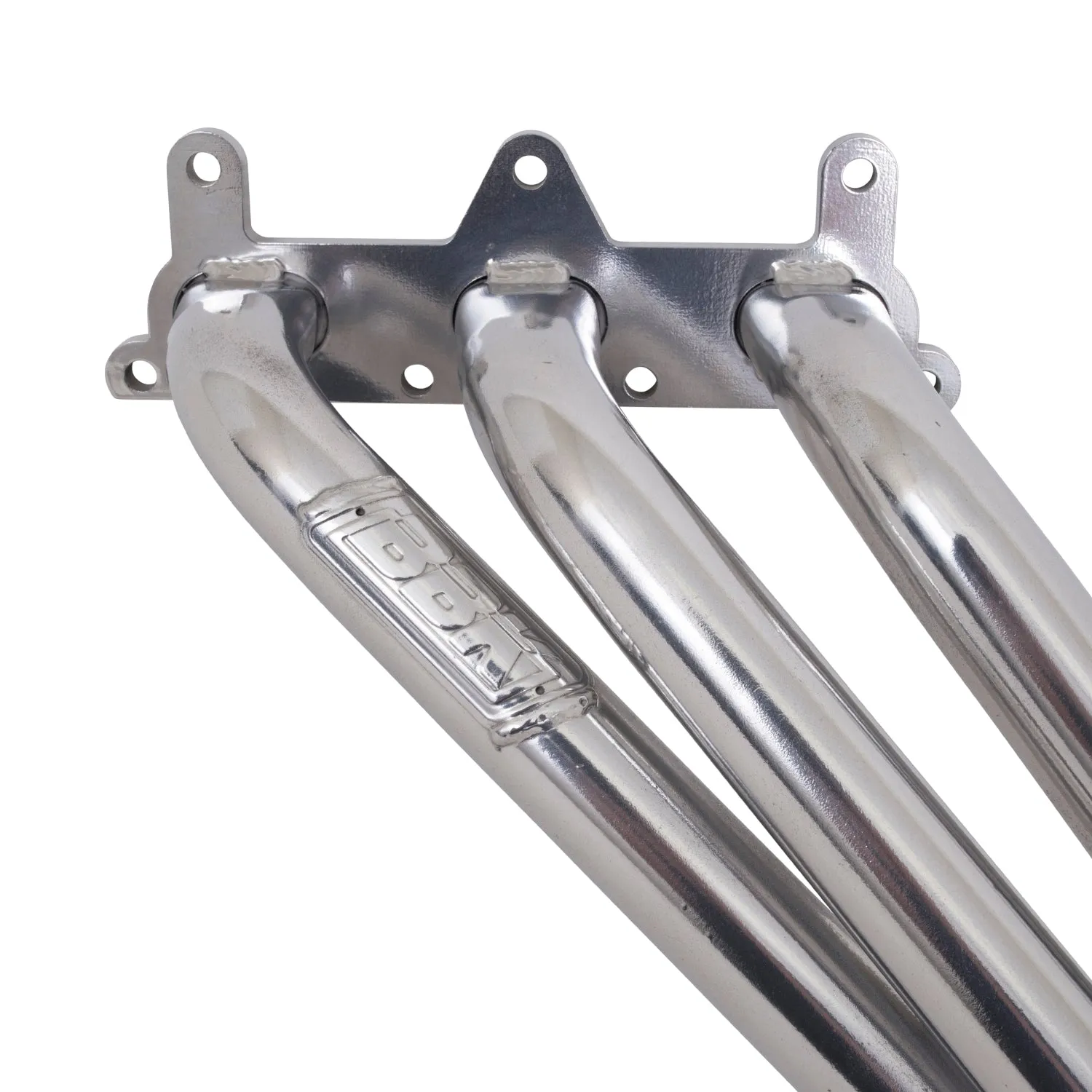 BBK Performance Long Tube Headers - 1.625 in Primary - Catted - Stock Collector Flange - Metallic Ceramic - GM V6 - Chevy Camaro 2010-11