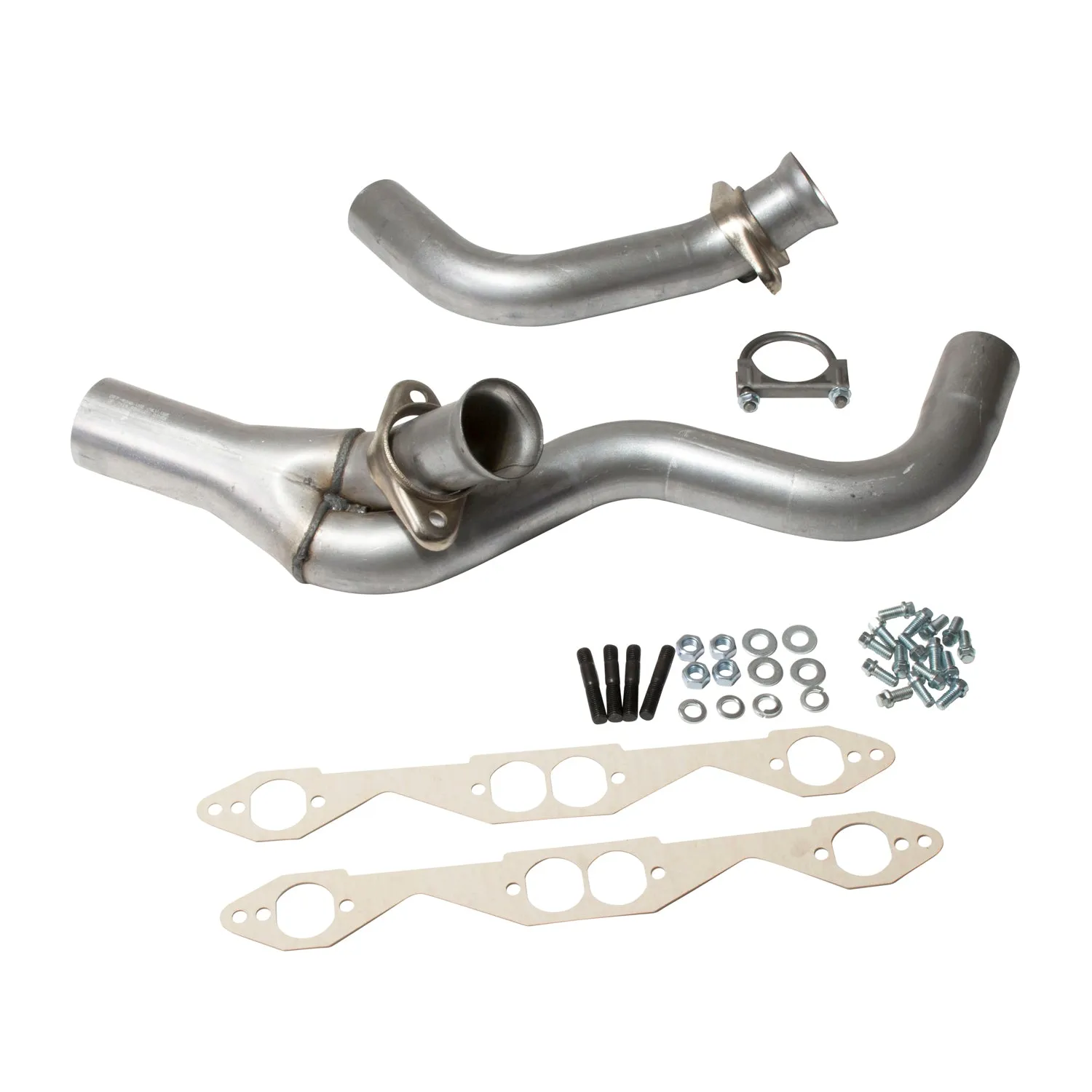 BBK Performance Parts 15670 1994-1995 GM LT-1 SINGLE CAT 1-5/8 SHORTY HEADERS (POLISHED SILVER CERAMIC)