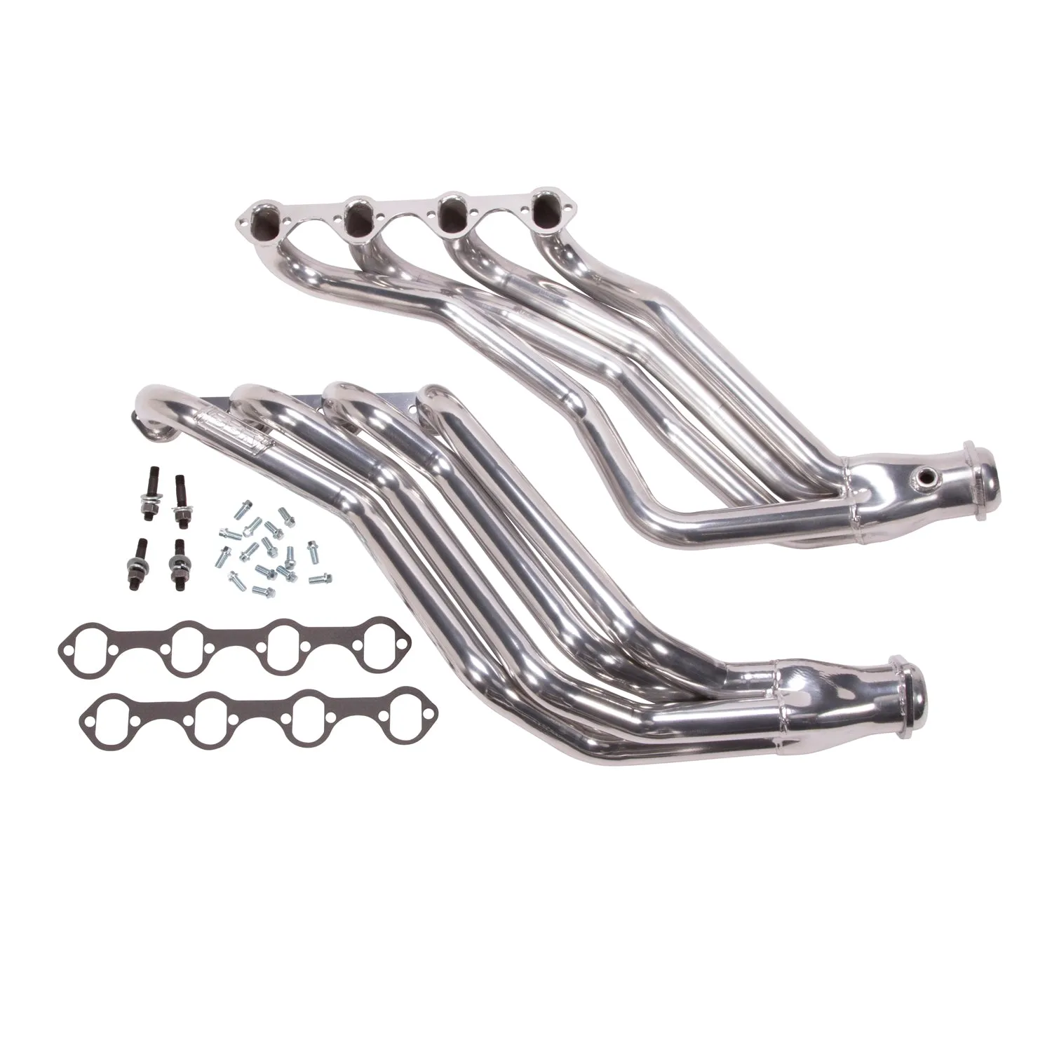 BBK Performance Parts 15940 1979-1993 MUSTANG 5.0 1-3/4 LONG TUBE HEADERS (POLISHED SILVER CERAMIC FINISH)