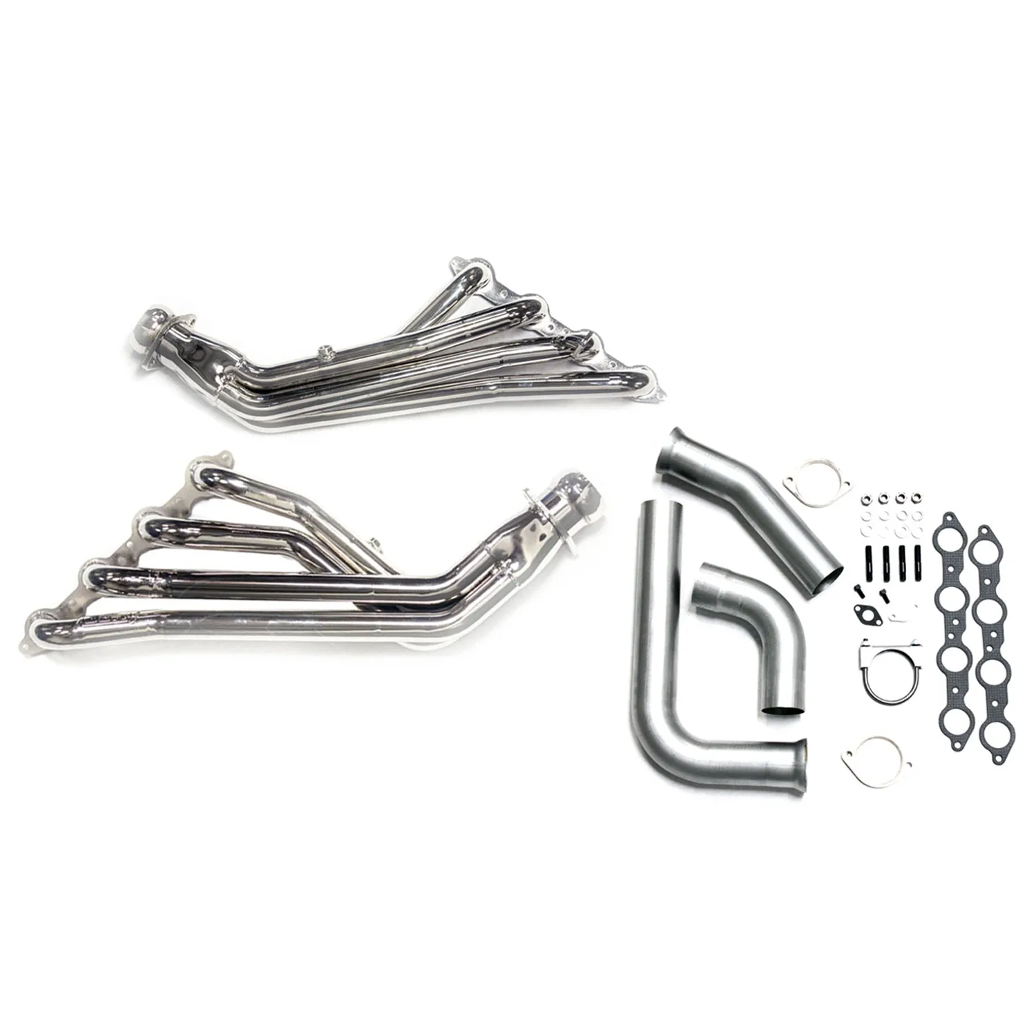 BBK Performance Parts 1614 1999-02 GM FULL SIZE TRUCK 1-3/4 LONG TUBE HEADERS & Y PIPE (TITANIUM CERAMIC)
