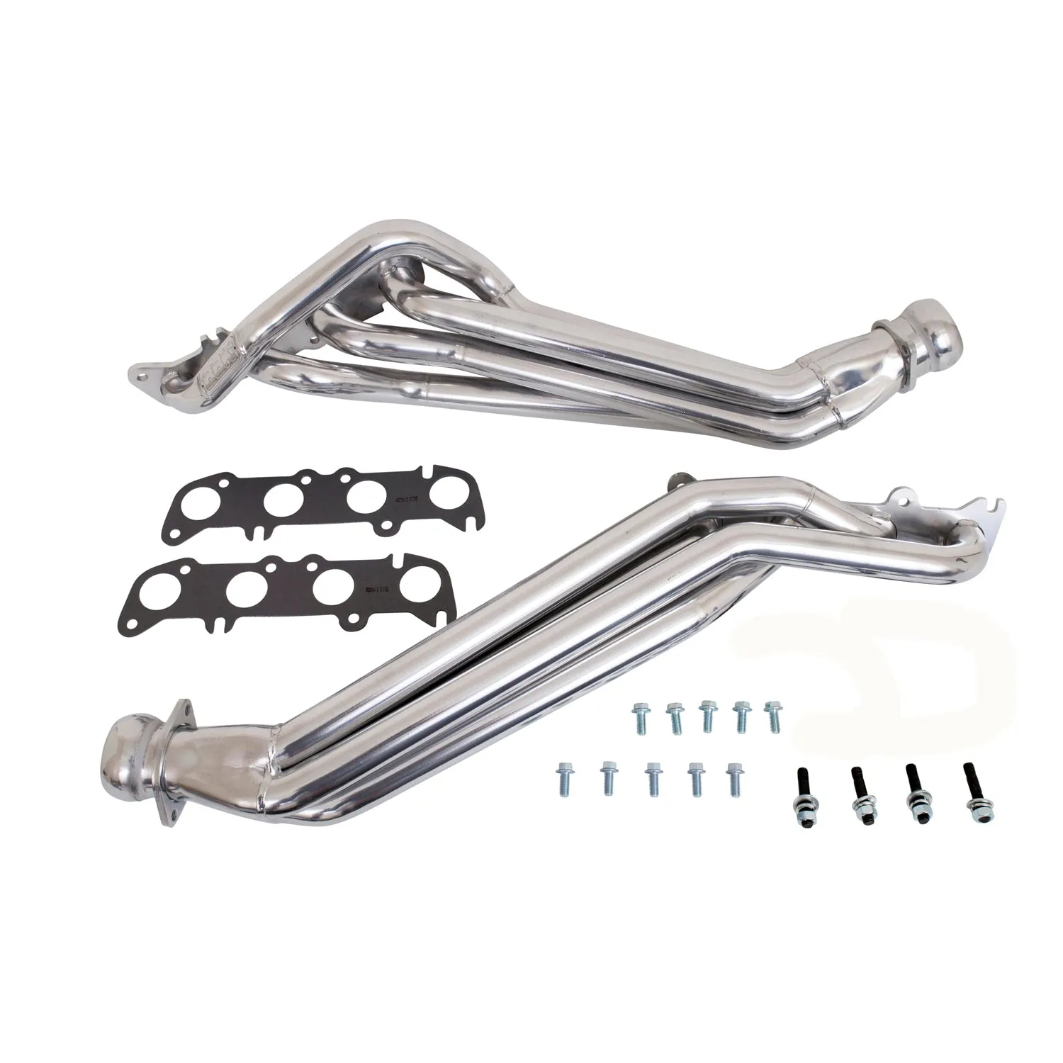 BBK Performance Parts 16330 2011-2023 MUSTANG 5.0 1-3/4 LONG TUBE EXHAUST HEADERS (POLISHED SILVER CERAMIC)