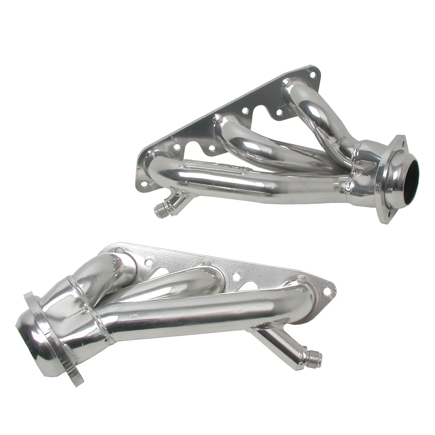 BBK Performance Parts 40080 1999-2004 MUSTANG 3.8L 3.9L V6 1-5/8 SHORTY HEADERS (POLISHED SILVER CERAMIC).