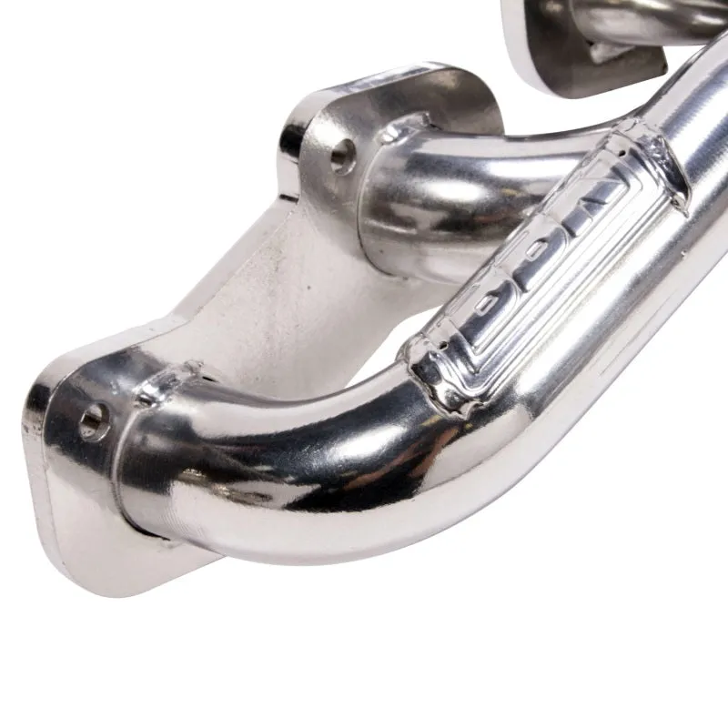 BBK Performance Tuned Length Shorty Headers - 1.75 in Primary - Stock Collector Flange - Metallic Ceramic - Ford Modular - Ford Mustang 1996-2004 - Pair