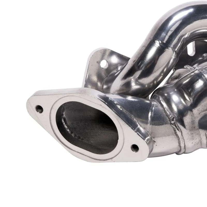 BBK Performance Tuned Length Shorty Headers - 1.75 in Primary - Stock Collector Flange - Metallic Ceramic - Ford Modular - Ford Mustang 1996-2004 - Pair