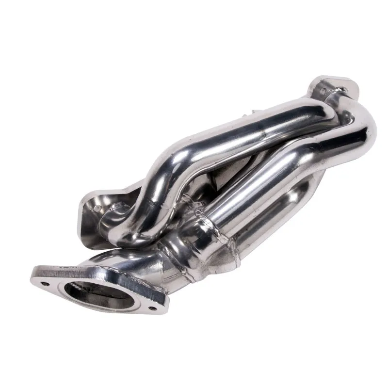 BBK Performance Tuned Length Shorty Headers - 1.75 in Primary - Stock Collector Flange - Metallic Ceramic - Ford Modular - Ford Mustang 1996-2004 - Pair