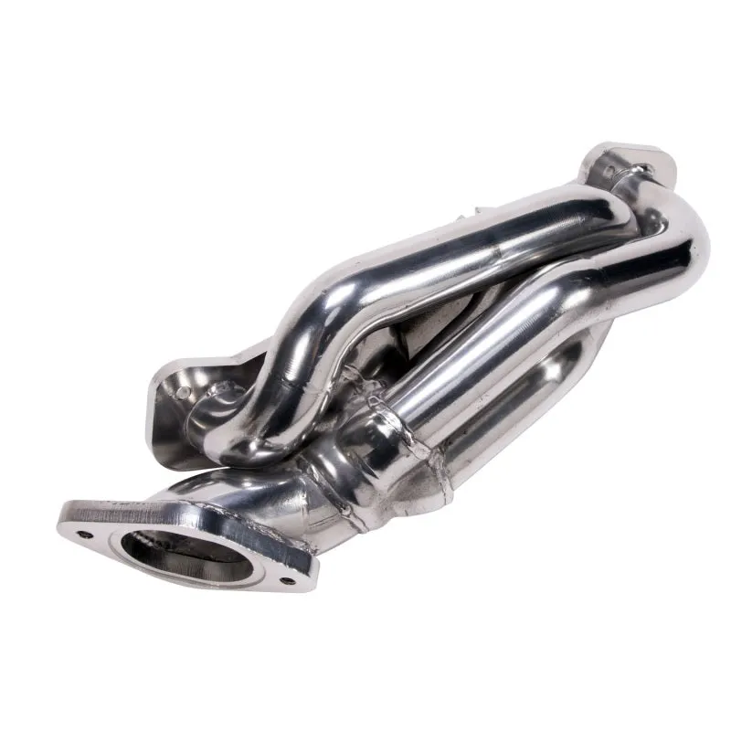 BBK Performance Tuned Length Shorty Headers - 1.75 in Primary - Stock Collector Flange - Metallic Ceramic - Ford Modular - Ford Mustang 1996-2004 - Pair