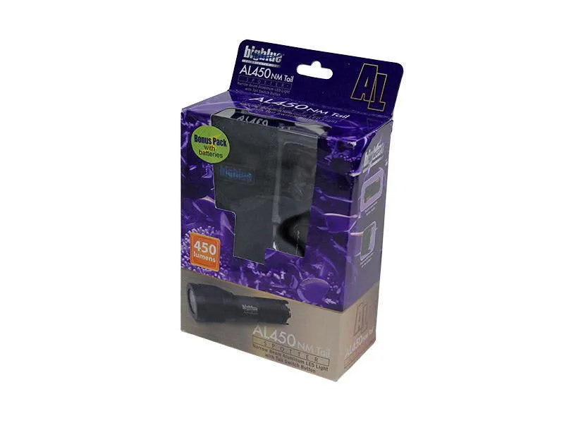 BigBlue 450 Lumen Mini Dive Light with Glove & Batteries and Tail Switch
