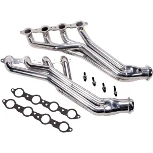 Chevrolet Camaro Firebird 5.7 LS1 1-3/4 Long Tube Exhaust Headers Polished Silver Ceramic 98-02