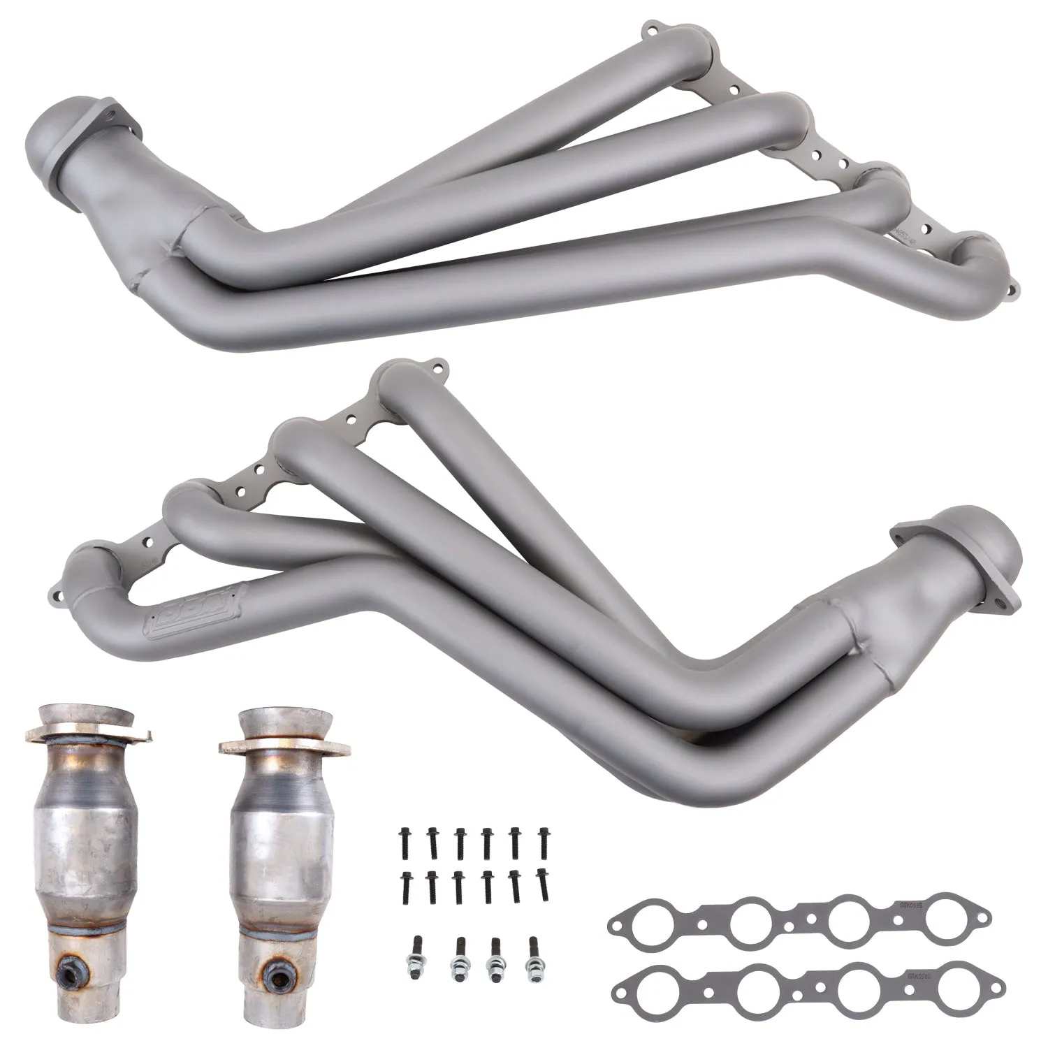 Chevrolet Camaro SS 1-7/8 Long Tube Exhaust Headers With High Flow Cats Titanium Ceramic 10-15 - Reconditioned