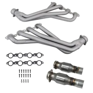Chevrolet Camaro SS 6.2 LT1 1-7/8 Long Tube Exhaust Header &amp; Mid Pipe Kit 16-24 - Titanium Ceramic