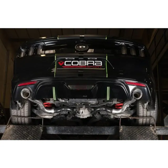 Cobra Exhausts - Ford Mustang 2.3 EcoBoost Convertible (2015-18) 2.5" Venom Box Delete Axle Back Performance Exhaust