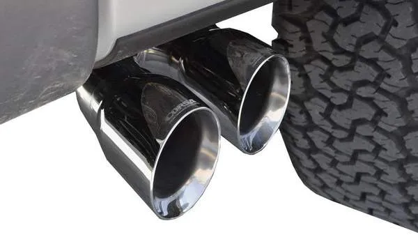 Corsa SPORT 3.0" Single Side Exit Cat-Back Exhaust System w/ Twin 4.0" Tips - 2011-2014 Raptor