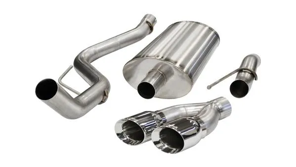 Corsa SPORT 3.0" Single Side Exit Cat-Back Exhaust System w/ Twin 4.0" Tips - 2011-2014 Raptor