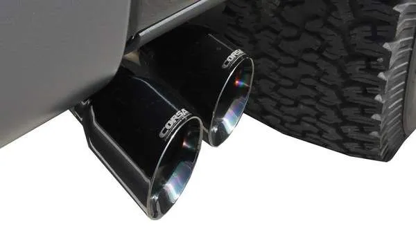 Corsa SPORT 3.0" Single Side Exit Cat-Back Exhaust System w/ Twin 4.0" Tips - 2011-2014 Raptor