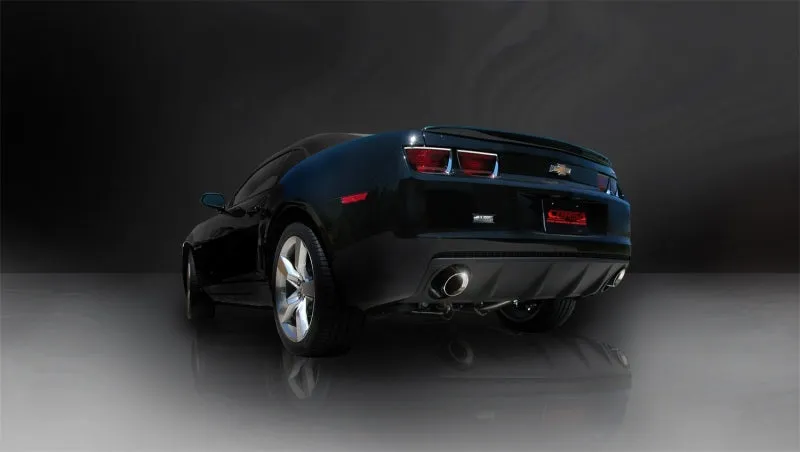 Corsa Sport Cat-Back Exhaust System - 2-1/2 in Diameter - 4 in Tips - GM LS-Series - Chevy Camaro 2010-14