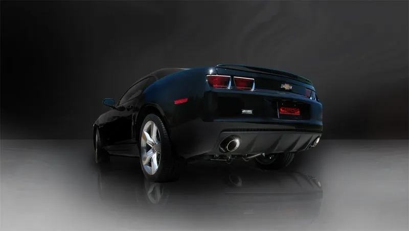 Corsa Sport Cat-Back Exhaust System - 2-1/2 in Diameter - 4 in Tips - GM LS-Series - Chevy Camaro 2010-14