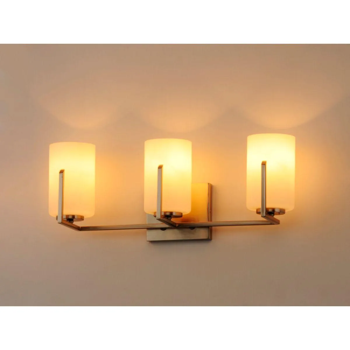 Dart 21 in. 3 Lights Vanity Light Satin Nickel Finish