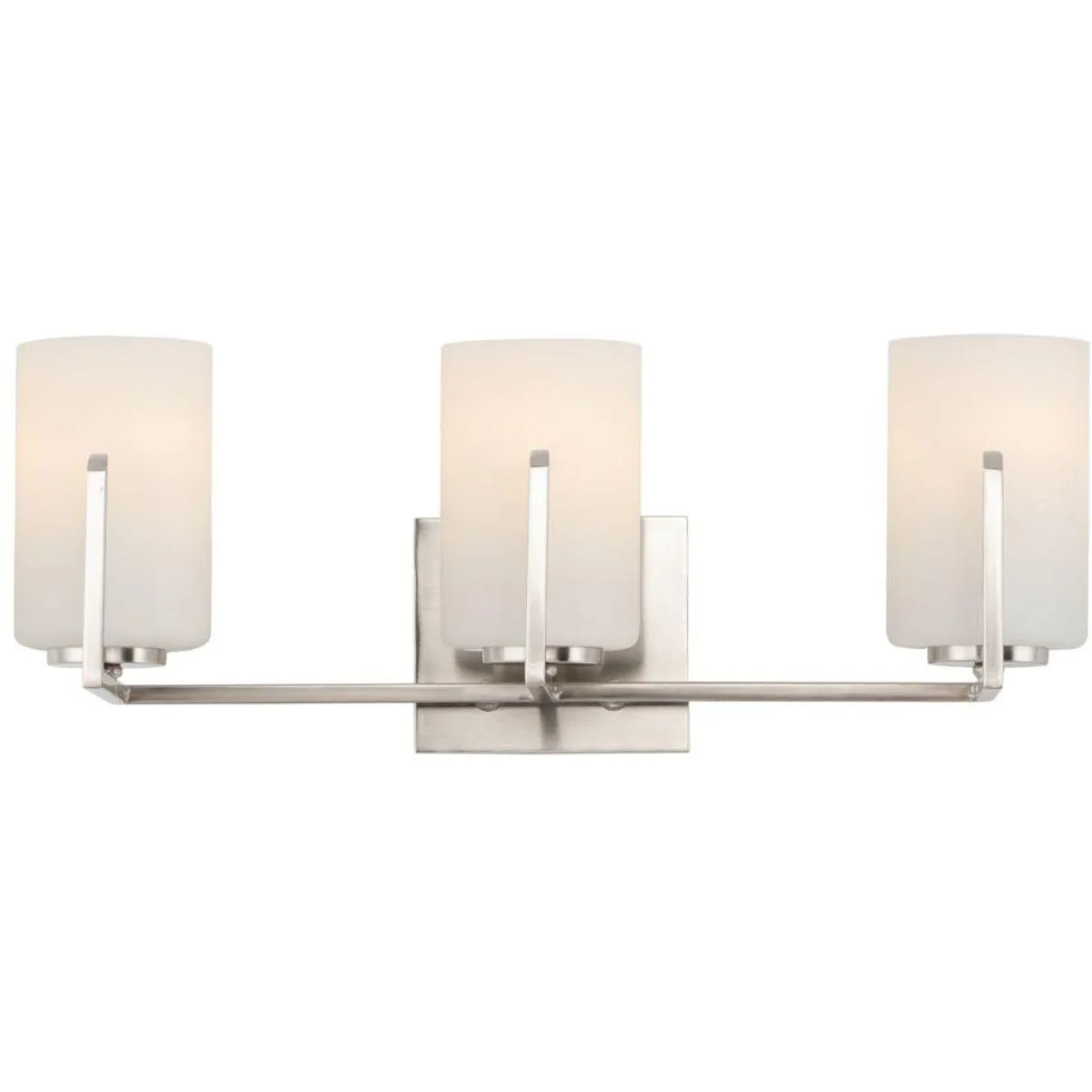Dart 21 in. 3 Lights Vanity Light Satin Nickel Finish