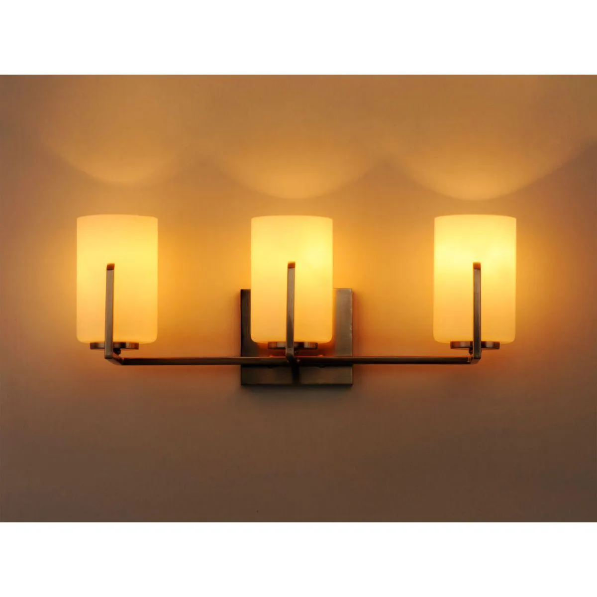 Dart 21 in. 3 Lights Vanity Light Satin Nickel Finish