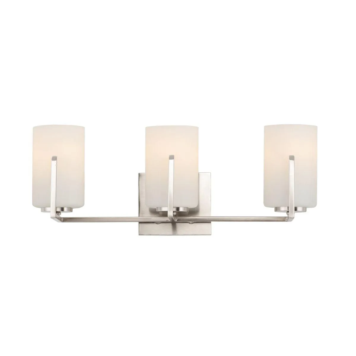 Dart 21 in. 3 Lights Vanity Light Satin Nickel Finish