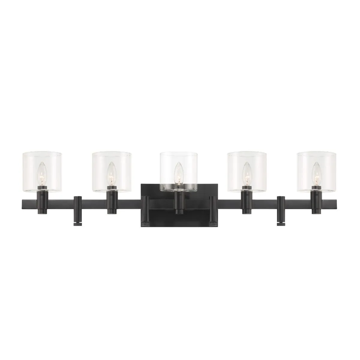 Decato 38 in. 5 Lights Vanity Light black Finish