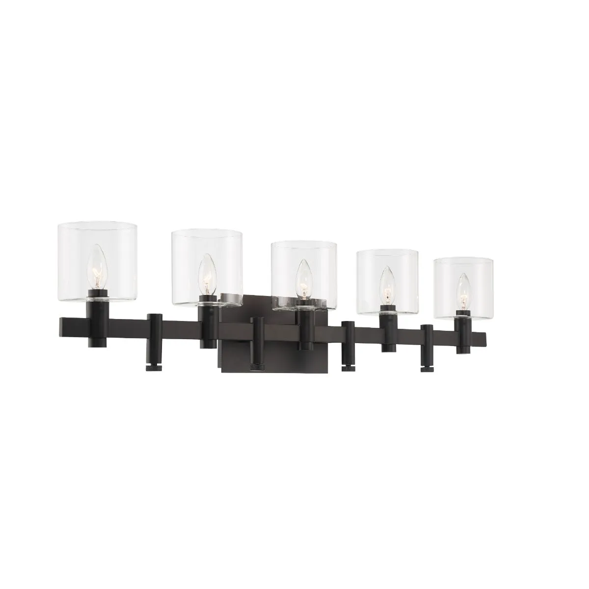 Decato 38 in. 5 Lights Vanity Light black Finish