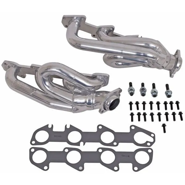 Dodge Ram 1500 Truck 5.7 Hemi 1-3/4 Shorty Exhaust Headers Polished Silver Ceramic 03-08