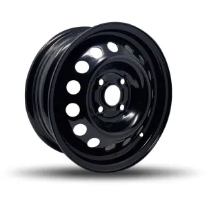 DTD Black Steel Wheels 14X5.5 4X100 ET 55mm 54.1mm Hub
