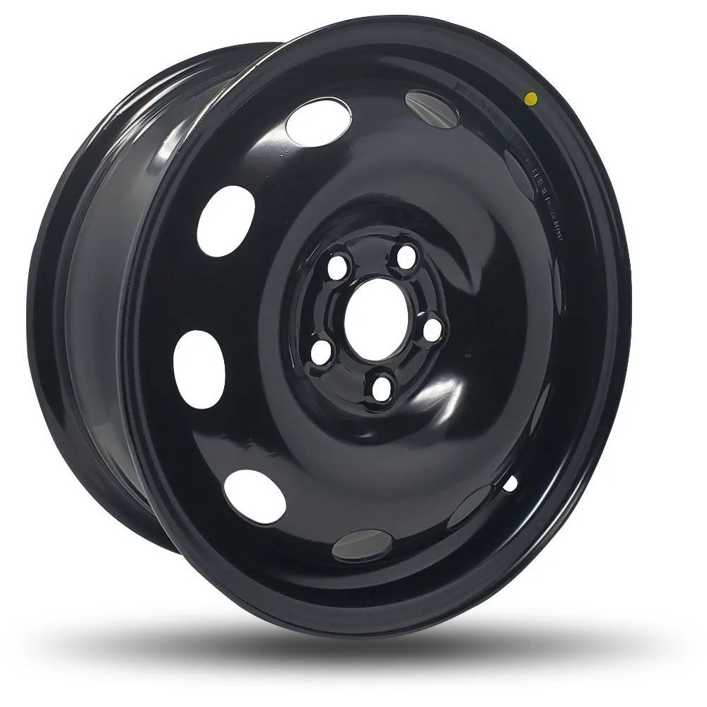DTD Black Steel Wheels 15X6 5X100 ET 40mm 57.1mm Hub