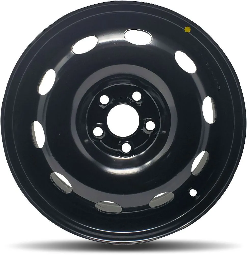 DTD Black Steel Wheels 15X6 5X100 ET 40mm 57.1mm Hub