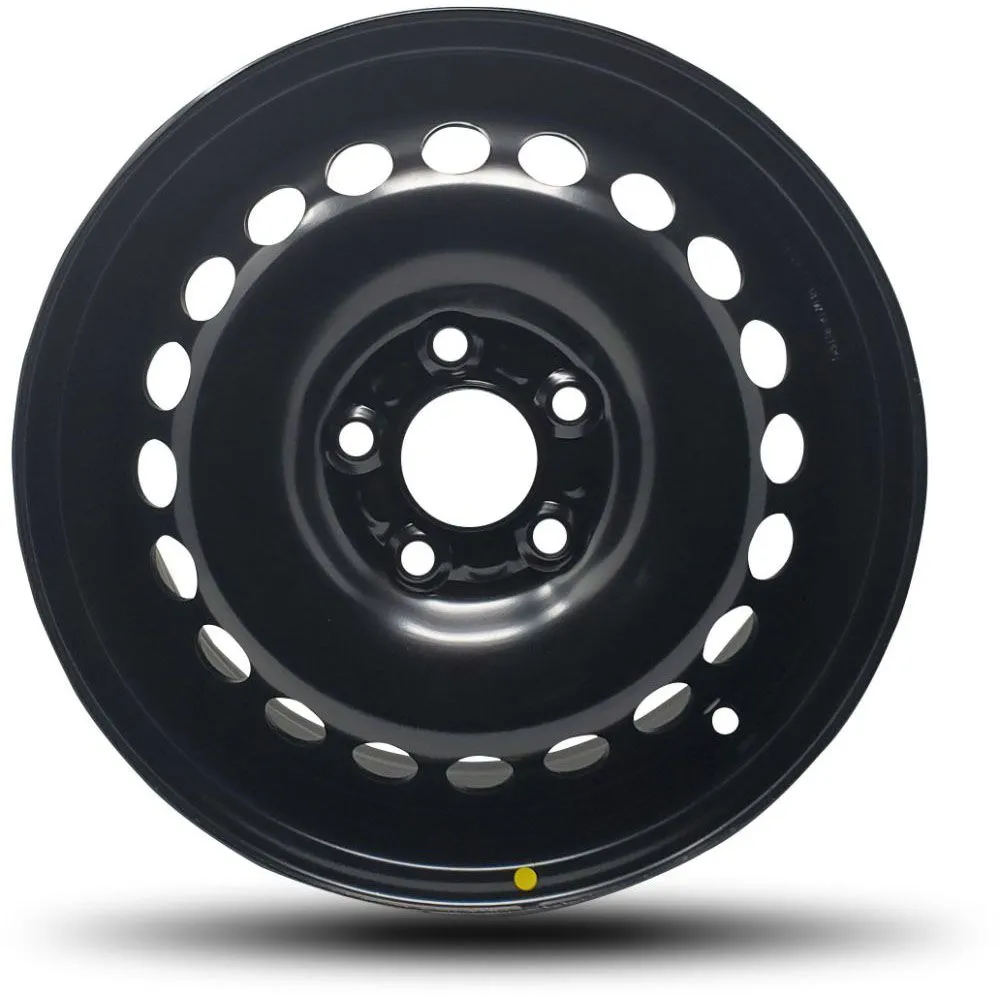 DTD Black Steel Wheels 15X6 5X108 ET 12mm 63.3mm Hub